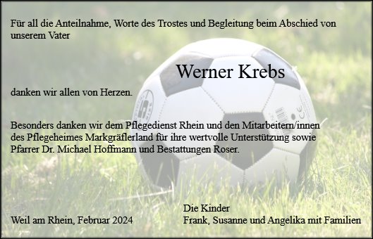 Werner Krebs