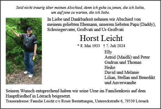 Horst Leicht