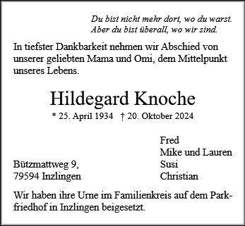 Hildegard Knoche