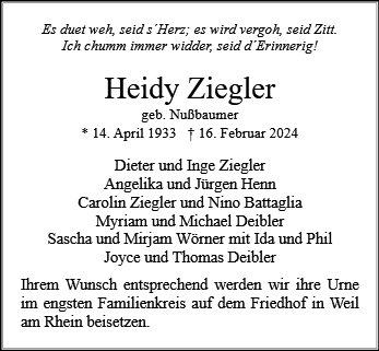 Heidy Ziegler