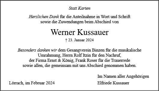 Werner Kussauer