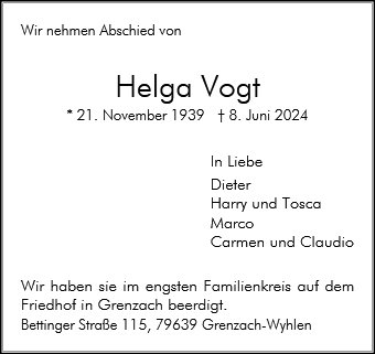 Helga Vogt