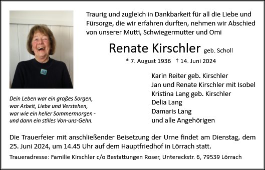 Renate Kirschler