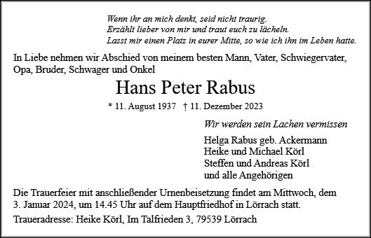 Hans Peter Rabus