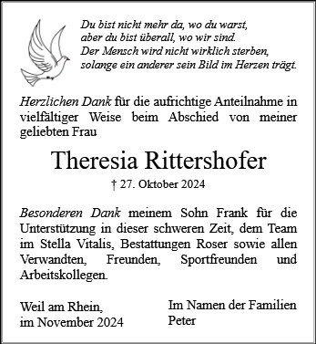 Theresia Rittershofer