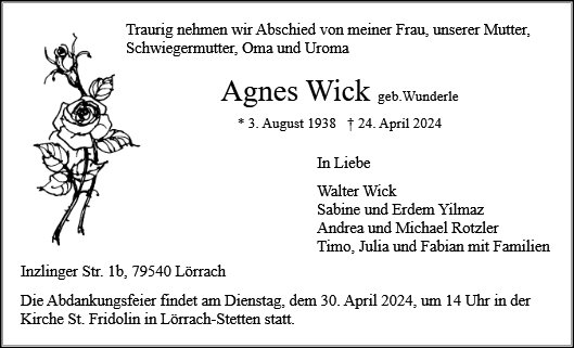 Agnes Wick