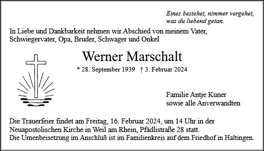 Werner Marschalt