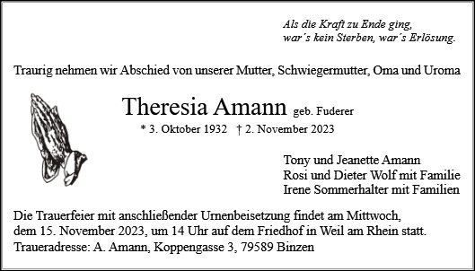 Theresia Amann