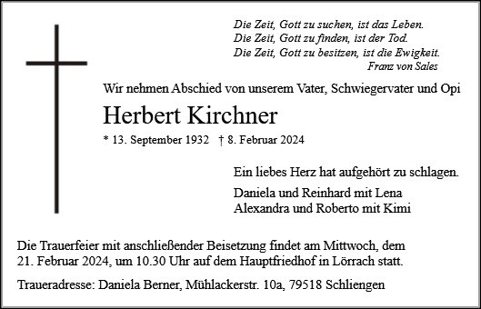 Herbert Kirchner