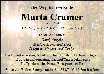 Marta Cramer