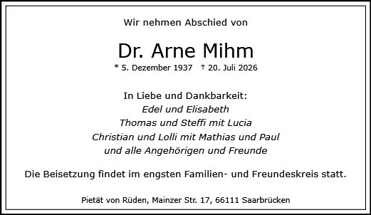 Arne Mihm
