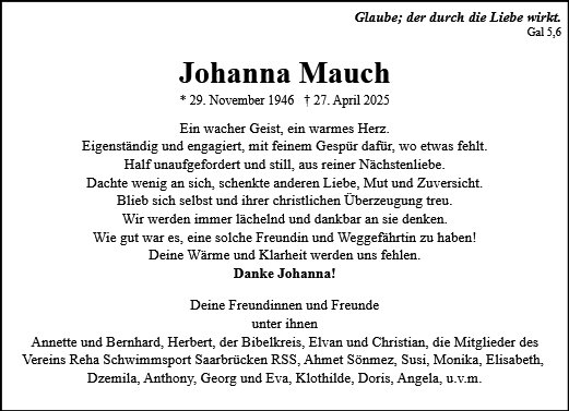 Johanna Mauch