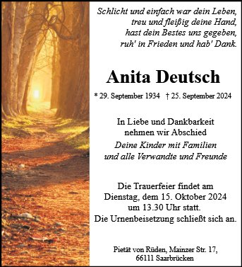 Anita Deutsch 