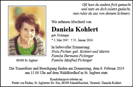 Daniela Kohlert