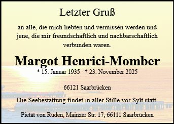 Margot Henrici-Momber