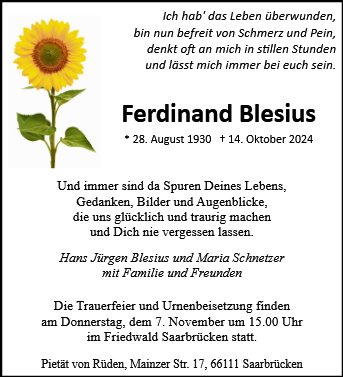 Ferdinand Blesius