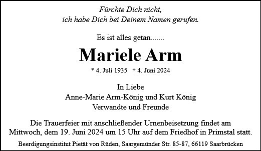 Maria Arm