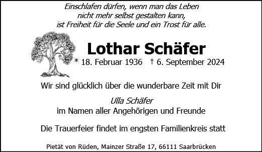 Lothar Schäfer