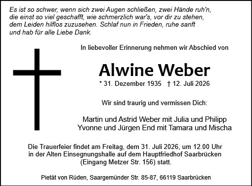 Alwine Weber