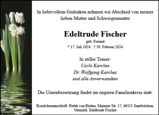 Edeltrude Fischer
