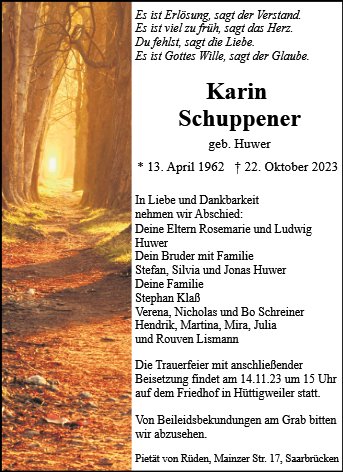 Karin Schuppener