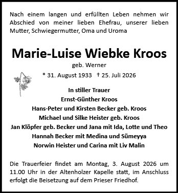 Marie-Luise Kroos