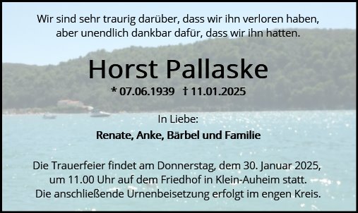 Horst Pallaske