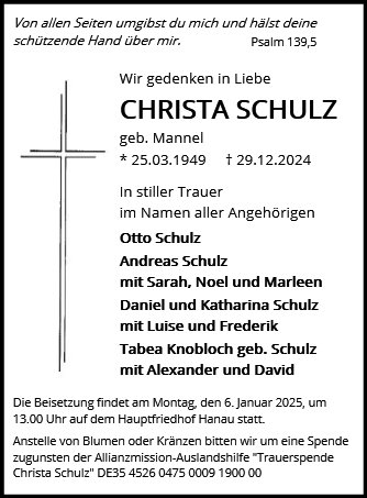 Christa Schulz