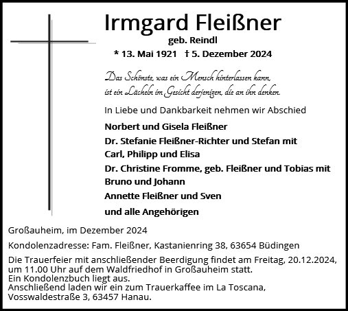 Irmgard Fleißner