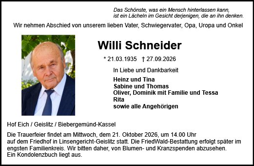 Willi Schneider