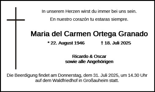 Maria Carmen Ortega Granado