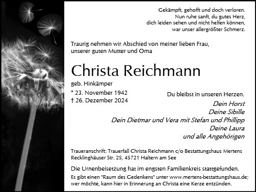 Christa Reichmann