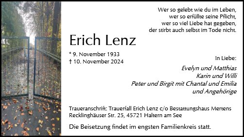 Erich Lenz