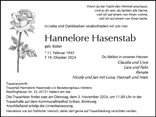 Hannelore Hasenstab