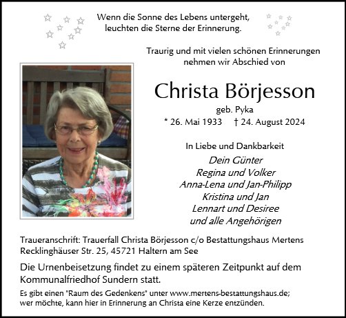 Christa Börjesson