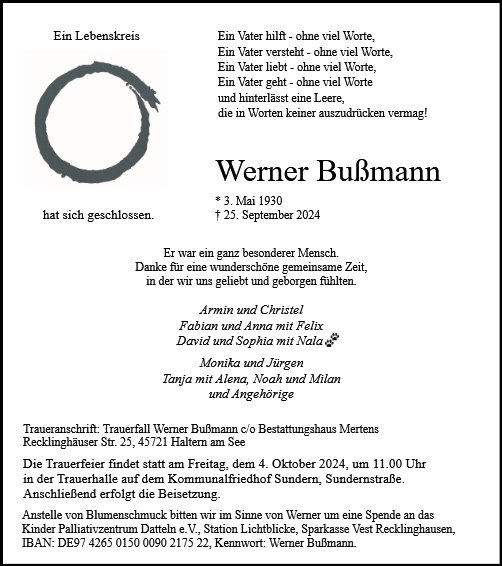 Werner Bußmann