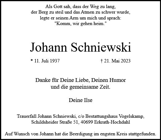 Johann Schniewski