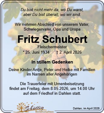 Fritz Schubert