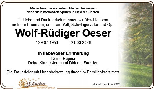 Wolf-Rüdiger Oeser