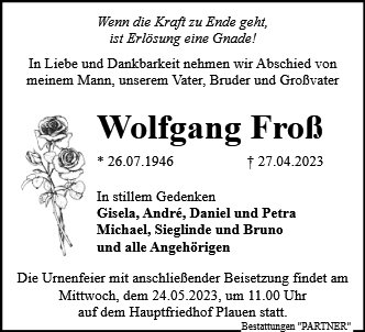 Wolfgang Froß