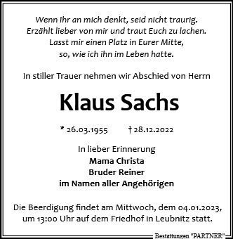 Klaus Sachs