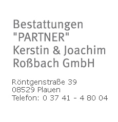 Bestattungen "PARTNER" - Kerstin & Joachim Roßbach GmbH