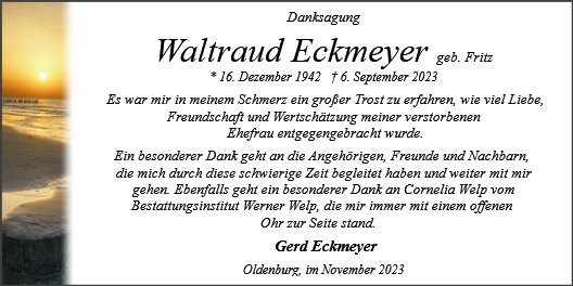 Waltraud Eckmeyer