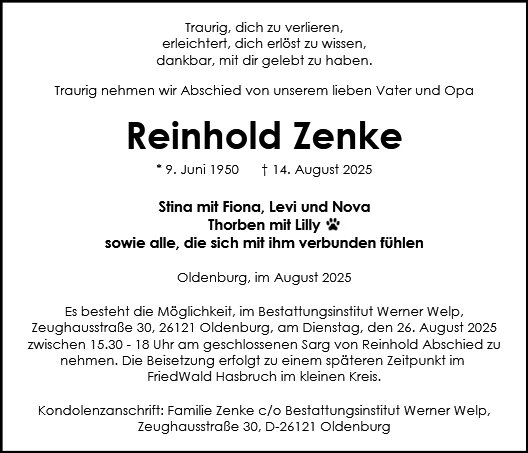 Reinhold Zenke