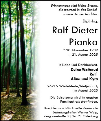 Rolf Dieter Pianka