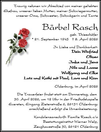 Bärbel Rasch