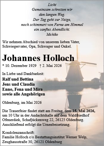 Johannes Holloch