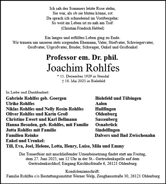 Joachim Rohlfes