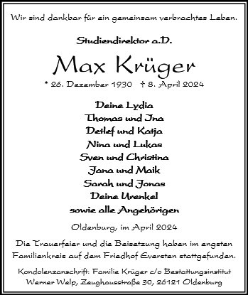 Max Krüger