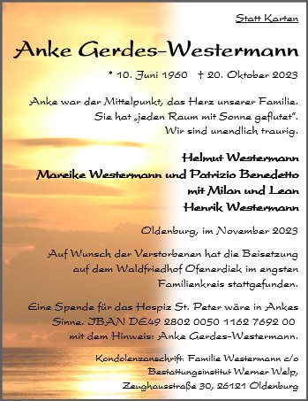 Anke Gerdes-Westermann